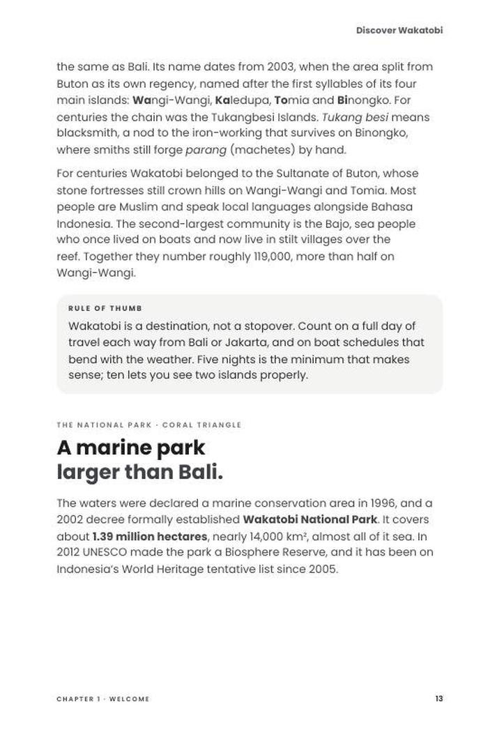 Preview page 13 of Wakatobi National Park