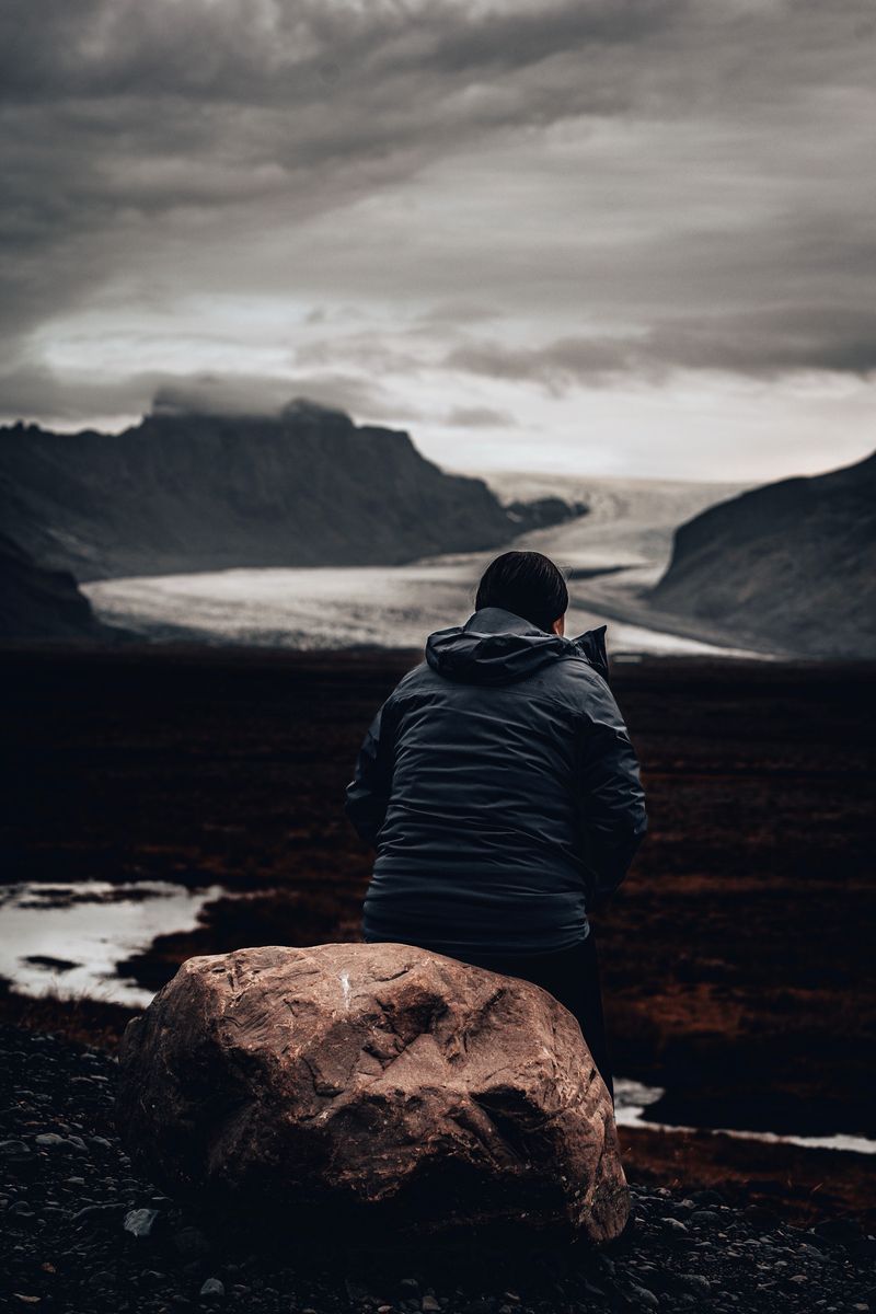 Glacier lookout, Iceland